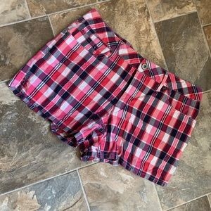 Pink Checkered Shorts